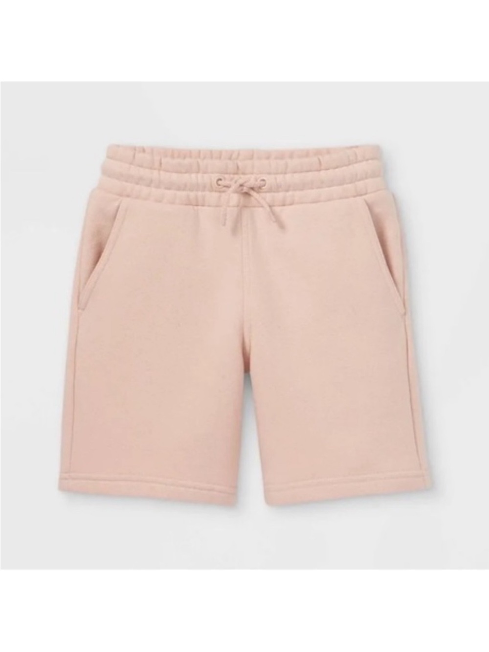 Cat & Jack Unisex Salmon / Blush Drawstring Sweat Shorts